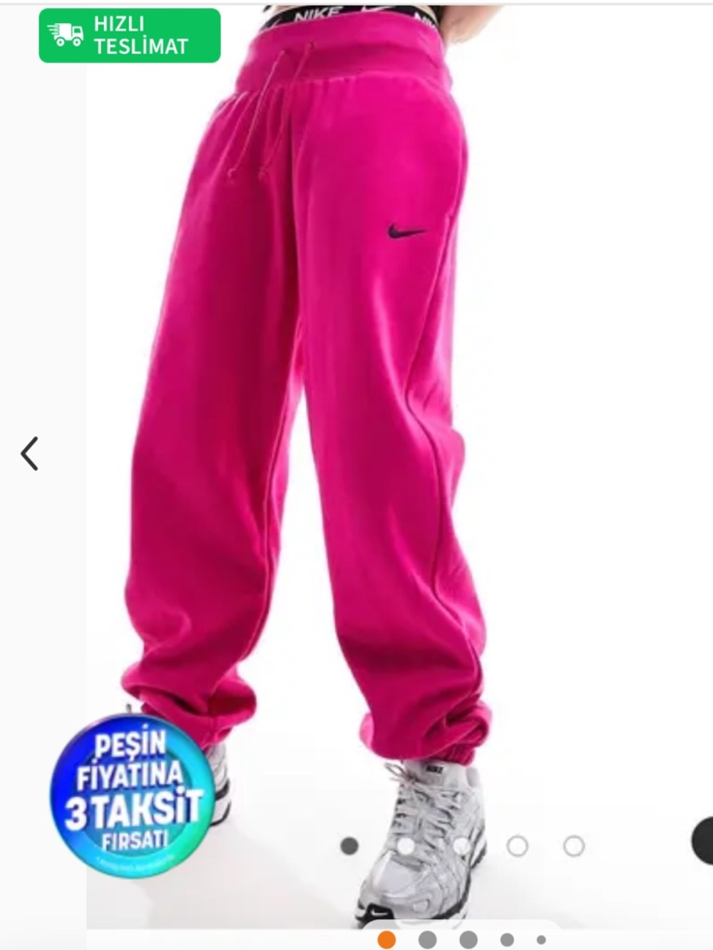 Nike Hot Pink Track Pants Joggers - Picture 4 of 9